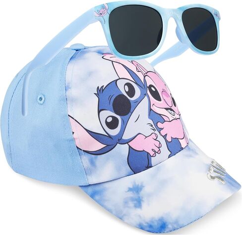 Hello Kitty | Disney Stitch | Care Bears Baseball Cap & Sunglasses for Girls UV400 Sun Protection Gifts for Girls in Kuwait
