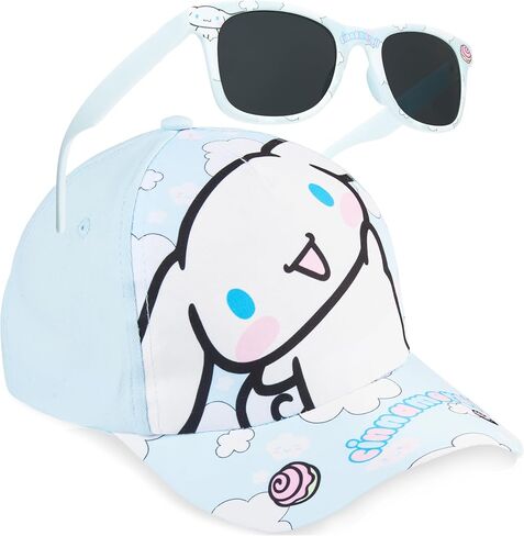 Hello Kitty | Disney Stitch | Care Bears Baseball Cap & Sunglasses for Girls UV400 Sun Protection Gifts for Girls in Saudi Arabia