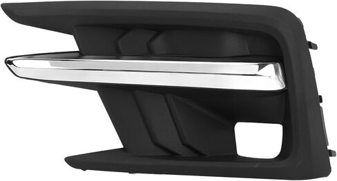 غطاء إطار مصباح الضباب AMAKO مع حواف من الكروم، متوافق مع Subaru Ascent 2019 2022، إطار ABS أسود مع مشابك تثبيت (يسار: 57731XC03A) in Kuwait