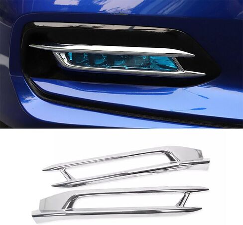 Car Accessories Fit for Honda Accord 10th Gen 2018-2020 ABS Exterior Front Fog Light Frame Cover Trim (Carbon Fiber) 2PCS Set in Saudi Arabia