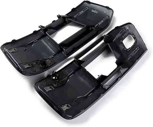 2X Black Front Lower Bumper Fog Light Grille Foglamp Cover Trim Compatible with 2016-2019 Audi Q7 Standard Sport Utility 4-Door OE AU1038151 AU1039151 in Saudi Arabia