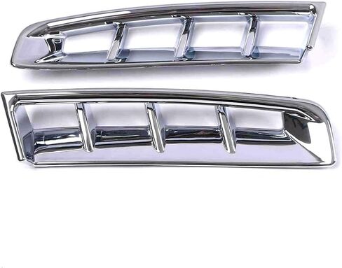 Front Fog Lights Covers Compatible with Kia Carnival 2026 2025 2024 2023 2022 Fog Lamp Frame Trim Exterior Car Accessories ABS 2PCS(Glossy Chrome Style) in Saudi Arabia