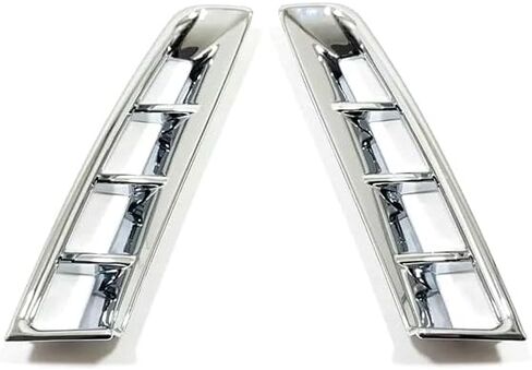 Front Fog Lights Covers Compatible with Kia Carnival 2026 2025 2024 2023 2022 Fog Lamp Frame Trim Exterior Car Accessories ABS 2PCS(Glossy Chrome Style) in Saudi Arabia
