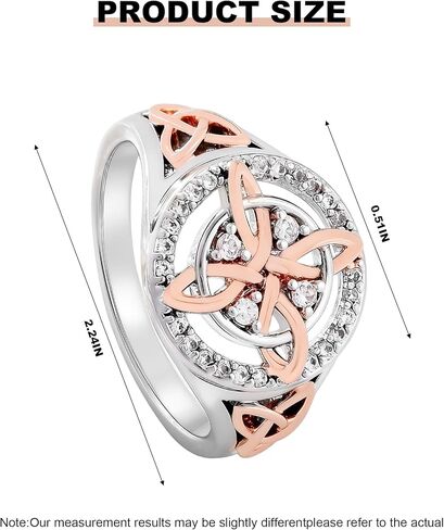 خاتم عقدة الساحرات للنساء، خاتم حماية الساحرات الأنيق، خاتم Anillo Nudo De Bruja Plata، مجوهرات عقدة سلتيك، هدايا عيد الحب للزوجة والصديقة in Kuwait