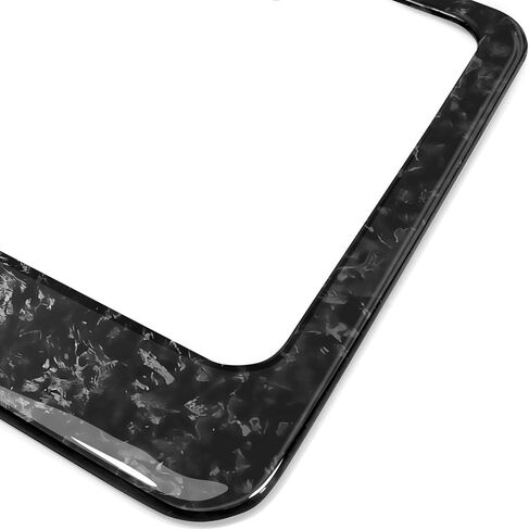 iPick Image for Ford F-150 Lightning Real Black Forged Carbon Fiber 50 States License Plate Frame in Saudi Arabia