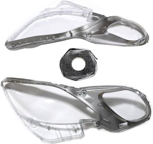 FZJDSD غطاء عدسة المصباح الأمامي غطاء زجاجي شفاف متوافق مع لكزس GS300 350 450h 2004-2011 in Saudi Arabia