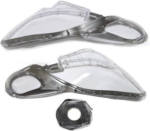 FZJDSD غطاء عدسة المصباح الأمامي غطاء زجاجي شفاف متوافق مع لكزس GS300 350 450h 2004-2011 in Saudi Arabia
