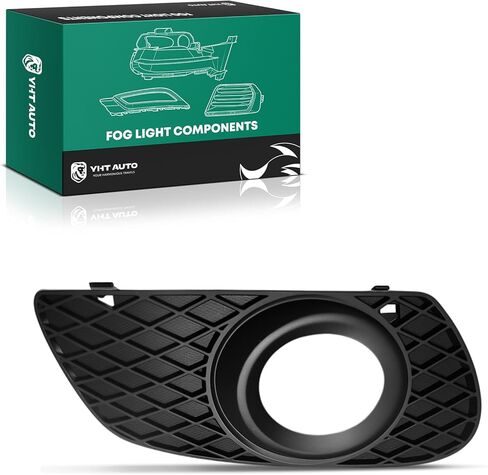 إطار ضوء الضباب YHTAUTO يناسب سلسلة Mercedes-Benz W164 ML320 2007 ML350/ML500 2006-2007، يناسب الموديلات بدون رياضة، غطاء ضوء الضباب الأمامي المصد الجانب الأيمن للراكب in Saudi Arabia