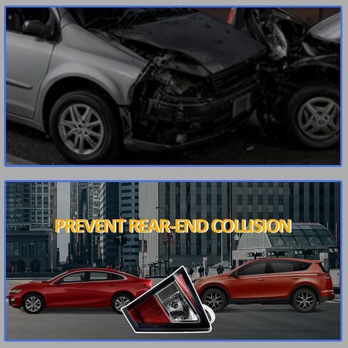 Inner Taillight Assembly Compatible with 2017-2019 Ford Escape Taillight Brake Light Replace Right Passenger Side Taillight Assembly GJ5Z13405F FO2802118 in Kuwait