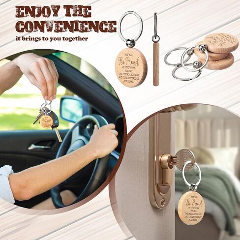 Henoyso 60 Pcs Thank You Keychain Bulk Employee Appreciation Gift Inspirational Keychains for Women Coworker Nurse Volunteer(Inspirational) in Saudi Arabia