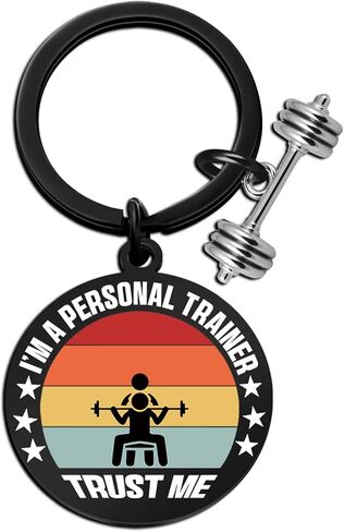 Athletic Trainer Gifts Gym Accessories for Men/Women Fitness Instructor Gift for Gym Rats Workout Backpack Charm in Kuwait