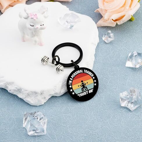 Athletic Trainer Gifts Gym Accessories for Men/Women Fitness Instructor Gift for Gym Rats Workout Backpack Charm in Saudi Arabia