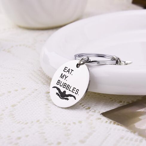Funny Swimming Keychain Gifts for Coach Instructor Swim Team Trainer Humorous Inspirational Swimmer Keyring for Backpack Bag Wallet Swimming Stuff Accessory Swim Pool Party Favor Women Men in Kuwait