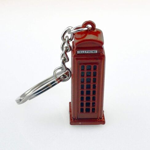 Toyvian London Double Bus Keychain 4-Pack Travel Souvenir Key Rings British Icon Mini Bus Pendant 4.17 Inch in Saudi Arabia