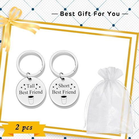 Best Friend Keychains Friend Gifts Matching Keychains Birthday Gifts for Women Friendship Coffee Lovers Gift for Her Christmas Graduation Gift for Best Friends in Saudi Arabia
