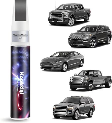 طلاء معدني مغناطيسي (J7) متوافق مع فورد، مزيل خدوش السيارة الفاخر للخدوش العميقة، قلم طلاء السيارة لإصلاح الخدوش طلاء ثنائي في واحد in Kuwait