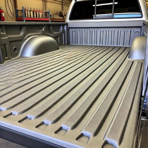 Raptor Truck Bed Liner Kit with Colored Light Gray #36375 Tint and Spray Gun - 4 Liters - Protective Spray On Paint for Coating Trucks, Tailgates, Vehicle Undercoating - Tintable Bedliner Formula in Kuwait