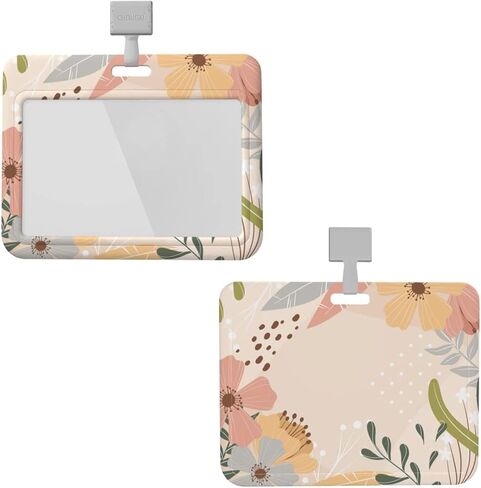 الزهور شارة حامل أفقي انفصال الرقبة Lanyardbadge حامل للرجال النساء للماء بطاقة الهوية اسم غطاء حامي مع حزام الحبل للمكاتب المدرسة رخصة القيادة in Kuwait