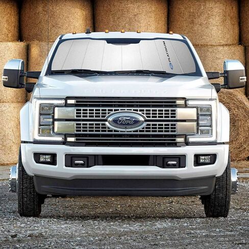 iPick Image for Ford F-150 Platinum Universal Fit Enforced Stand-Up Auto Windshield Sun Shade at Jumbo Size 59"x 30" in Saudi Arabia