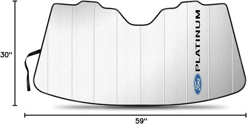 iPick Image for Ford F-150 Platinum Universal Fit Enforced Stand-Up Auto Windshield Sun Shade at Jumbo Size 59"x 30" in Saudi Arabia
