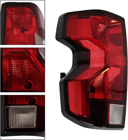 Rear Bumper Tail Light Fit for 2023-2025 Chevy/Chevrolet Colorado LH Replacement of Red Brake Lamp Parking Lights With Halogen Bulb in Saudi Arabia