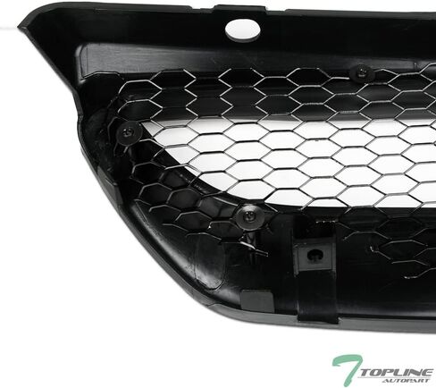 7422440569559 Compatible With 1998-2002 Honda Accord 2 Door Coupe Glossy Black T-R Aluminum Mesh Front Bumper Grill Grille in Kuwait