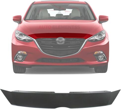 Hood Trim Upper Grille Cover Molding Primed For 2014-2016 Mazda 3 Direct Replacement BJS75003351 BHN15003351 in Kuwait