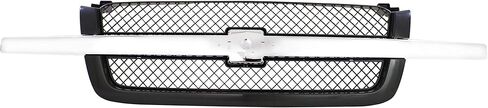 Garage-Pro Grille Assembly Compatible with 2003-2006 Chevrolet Silverado 1500 Includes 2007 Classic Chrome Shell with Textured Black Insert in Saudi Arabia