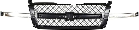 Garage-Pro Grille Assembly Compatible with 2003-2006 Chevrolet Silverado 1500 Includes 2007 Classic Chrome Shell with Textured Black Insert in Saudi Arabia