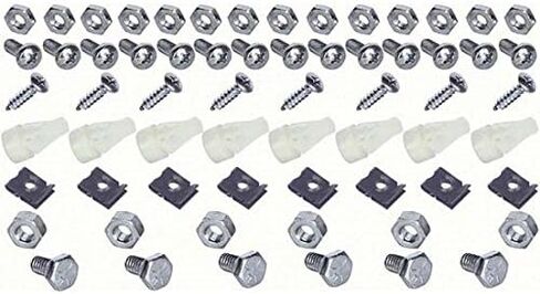 Speedway Motors Reproduction Grille Kit with Headlamp Bezels Compatible with 1967-1968 Camaro RS, Upper & Lower Grille Moldings, Center Grille Section & Hardware, 5 Piece Kit in Kuwait