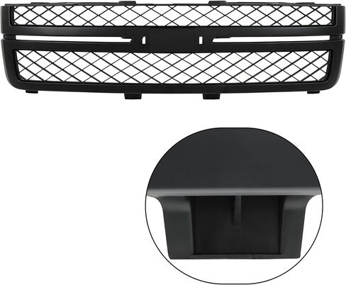 Matte Black Front Grille Replacement for Silverado 2500HD/3500HD 2011 2012 2013 2014 in Kuwait