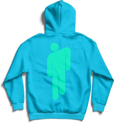Billie Eilish Men's Logo & Blohsh (Back Print) Hooded Sweatshirt in Kuwait
