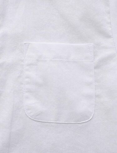 Boys Henley Shirts Short Sleeve Button Linen Beach Shirt Casual Summer Shirt in Saudi Arabia