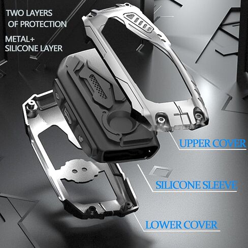 لغطاء مفتاح Chevy Key Fob مع سلسلة مفاتيح، حافظة مفاتيح معدنية ثقيلة حماية كاملة لسيارة Chevy in Kuwait