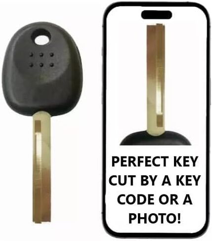 خدمة قطع المفاتيح + استبدال رأس بلاستيكي لغطاء المفتاح الميكانيكي لسيارة Hyundai Elantra GT، Accent، Veloster 2012 - 2017 - HY18/HYN18 HY18P (بدون شريحة) in Kuwait