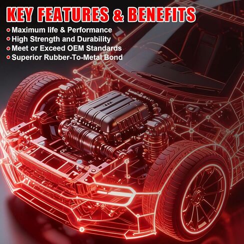 3pcs Engine Motor Mount Set for Ford Fusion 2013-2018 2.0L Transmission Mount Replace A5767 A5603 A5606 in Kuwait