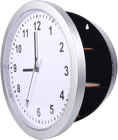 Hidden Secret Wall Clock Container Box for Money Stash Jewelry Valuables Cash Storage in Kuwait