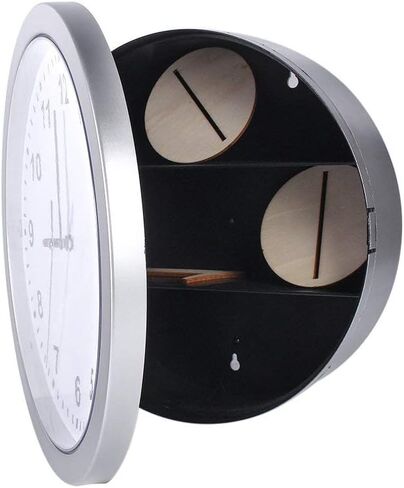Hidden Secret Wall Clock Container Box for Money Stash Jewelry Valuables Cash Storage in Kuwait
