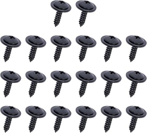 20 قطعة من براغي السيارات، براغي بطانة الحاجز، مثبتات مسامير لولبية سبلاش شيلد، ملحقات مصد السيارة، تورنيلوس مصد الجسم، استبدال OEM # 990114SE0000 in Kuwait