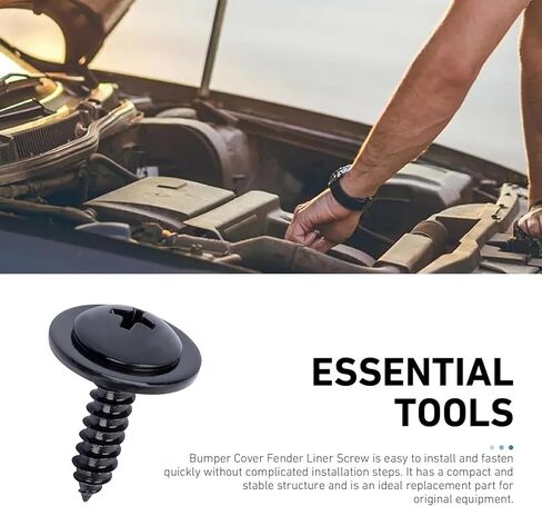 20 قطعة من براغي السيارات، براغي بطانة الحاجز، مثبتات مسامير لولبية سبلاش شيلد، ملحقات مصد السيارة، تورنيلوس مصد الجسم، استبدال OEM # 990114SE0000 in Kuwait