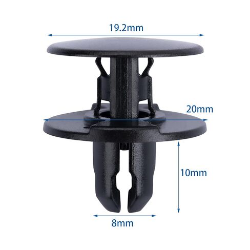 OAUTOO 30PCS Fender Liner & Washer Reservoir Retainer Clip Replacement for Honda & Acura 91501-TR0-003 in Saudi Arabia