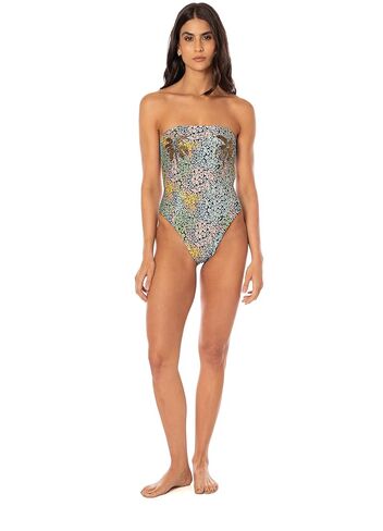 ماجي 5431 قطع باندو قطعة واحدة ملابس السباحة النسائية الزبرجد in Kuwait