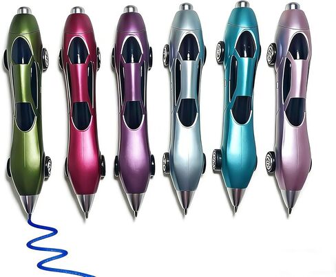 6-Pack Novelty Race Car Pens Racing Car Pens Cartoon Car Ballpoint Pen Vehicle Pen Fun Supplies & Party Favors in Kuwait
