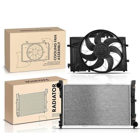 Replacement Parts for Radiator&Cooling Fan Assembly Kit for Mercedes-Benz W203/CL203 C230/240/280 Mod-A58PP-32657 in Saudi Arabia