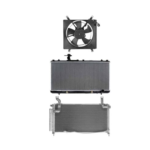 Replacement Parts for Radiator&AC Condenser&Cooling Fan Kit for Suzuki Aerio 2002-2007 2.0L 2.3L Mod-A58PP-32709 in Saudi Arabia