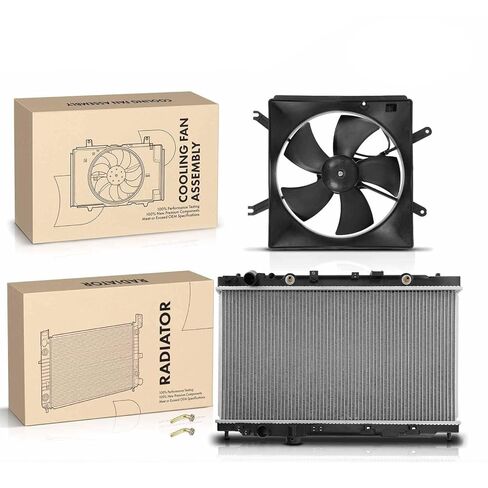 Replacement Parts for Radiator&Single Cooling Fan Assembly Kit for Acura Integra 1994-2001 L4 1.8L Mod-A58PP-32599 in Saudi Arabia