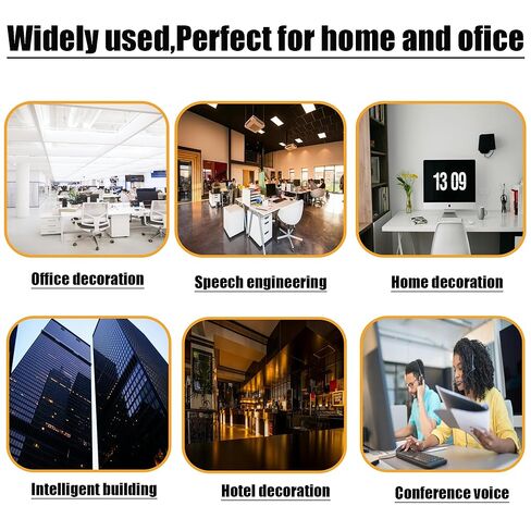 Phone Extension Cord 15 FT Long Phone Cable Line Wire, with Standard RJ11 Plug andIncludes Telephone Inline Coupler RJ11 Splitter and 15 Cable Clip Holders, Black in Kuwait