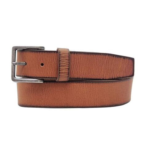 NAB’s Signature Leather Belt for Men Handmade in Toronto Diablo Belt Design featuring a Black Belt adorned with bold red stitches, Handcrafted Work Belts for Men (36, BROWN ARROW PATTERNED, BLACK) in Saudi Arabia