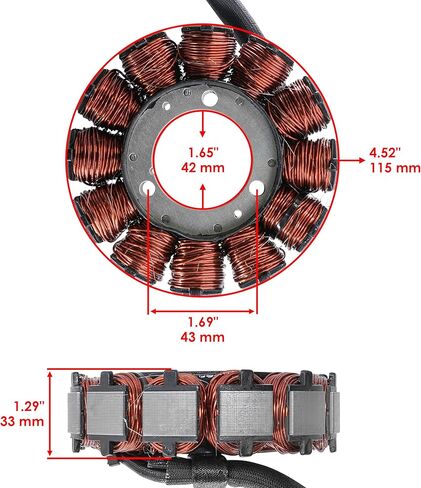 Caltric Stator and Gasket Compatible with Can-Am Defender HD10 LTD/Defender MAX HD10 LTD 2020-2023 in Saudi Arabia