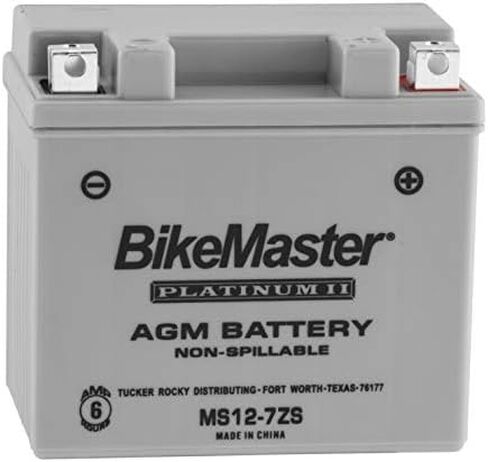 BikeMaster AGM Platinum II Battery MS12-7ZS for Yamaha WR250R 2008-2018 in Saudi Arabia